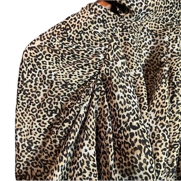 Zara cheeta long sleeve blouse - Picture 5 of 6